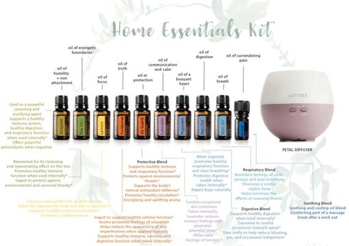 Home Essentials Kit 15 ml – ערכת עזרה ראשונה למשפחה + דיפיוזר