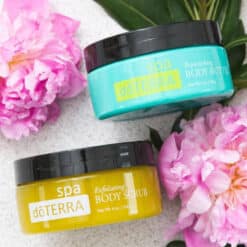 צמד דוטרה ספא - פילינג עדין וחמאת גוף משקמת Doterra SPA duo